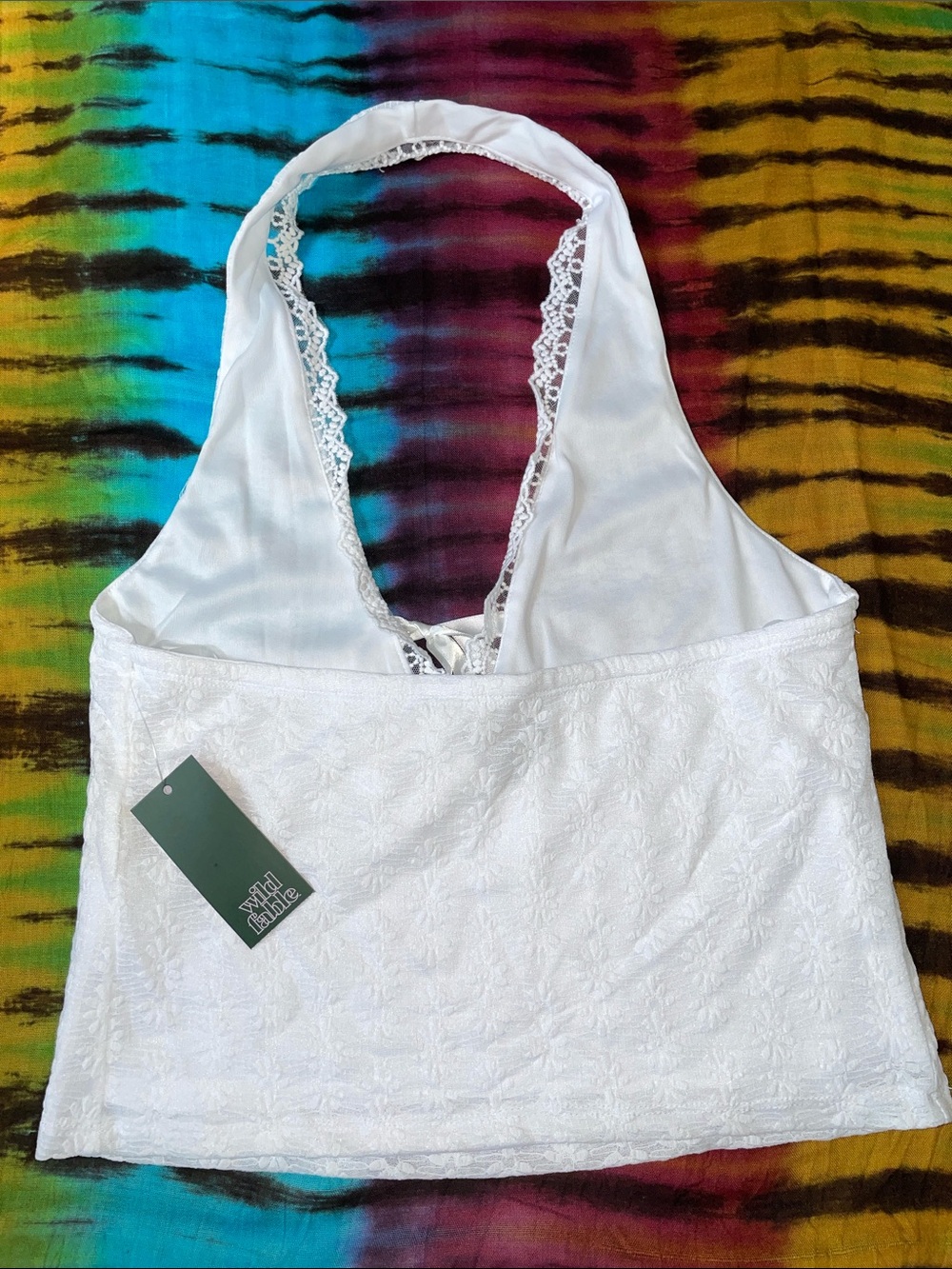NWT Wild Fable White halter top. Size Medium. - Picture 2 of 4